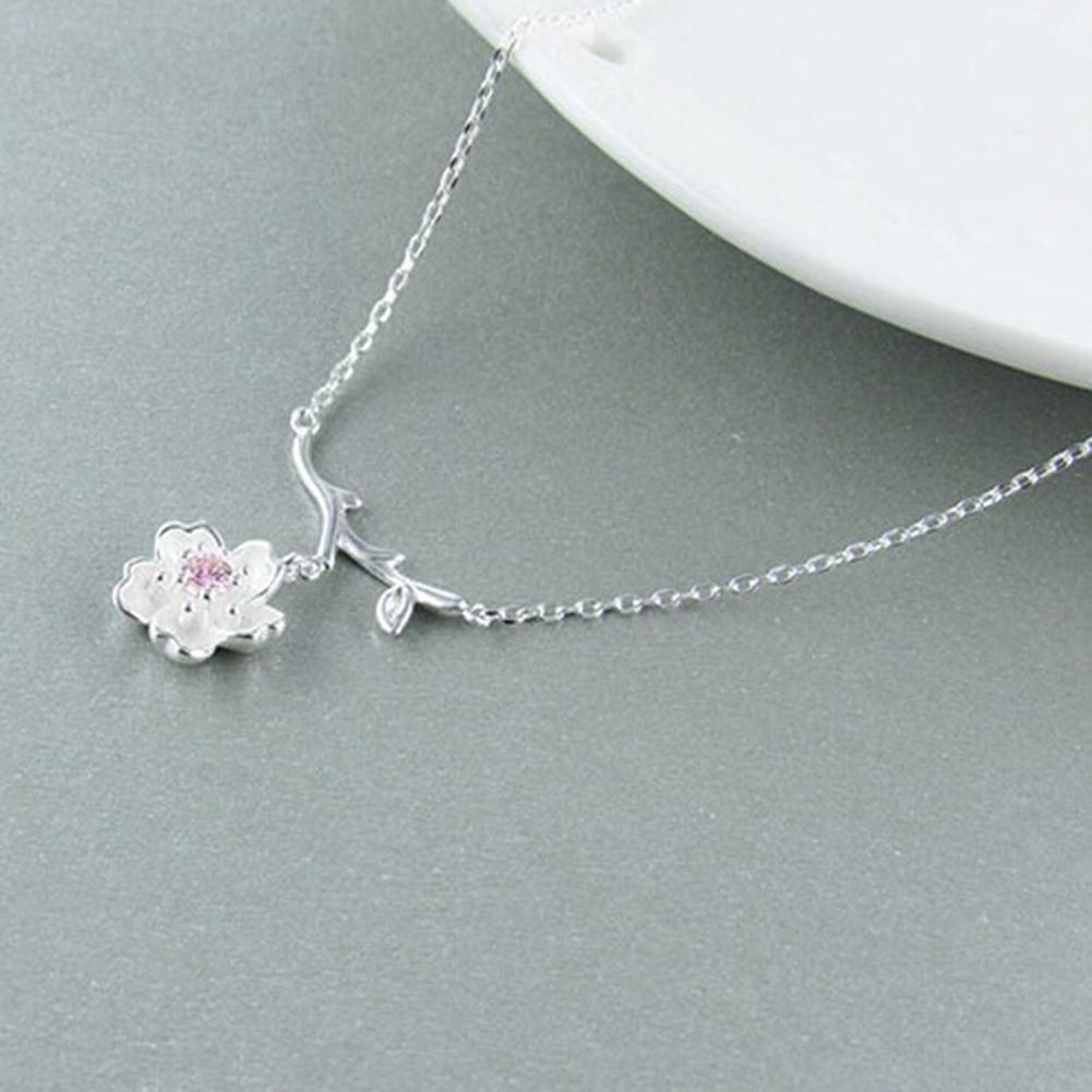 Cherry Blossom Pendant Necklace | PuzzledCloak